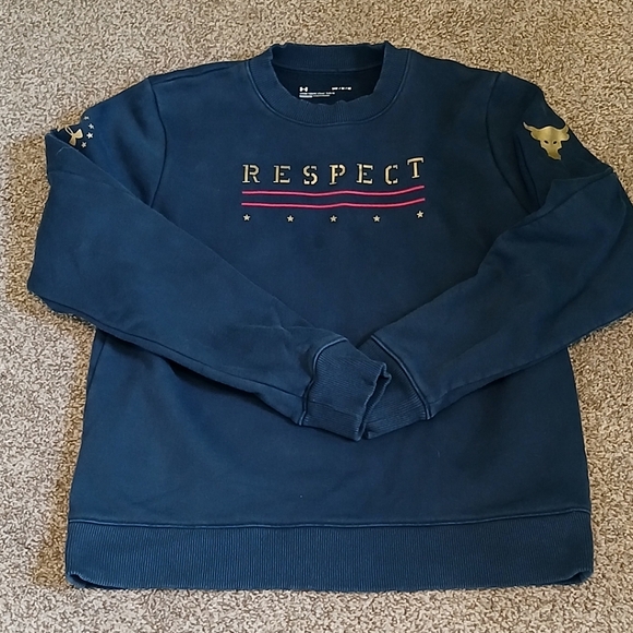 Under Armour Other - Under Armour Project Rock "Respect" Sweatshirt Men's Size Medium